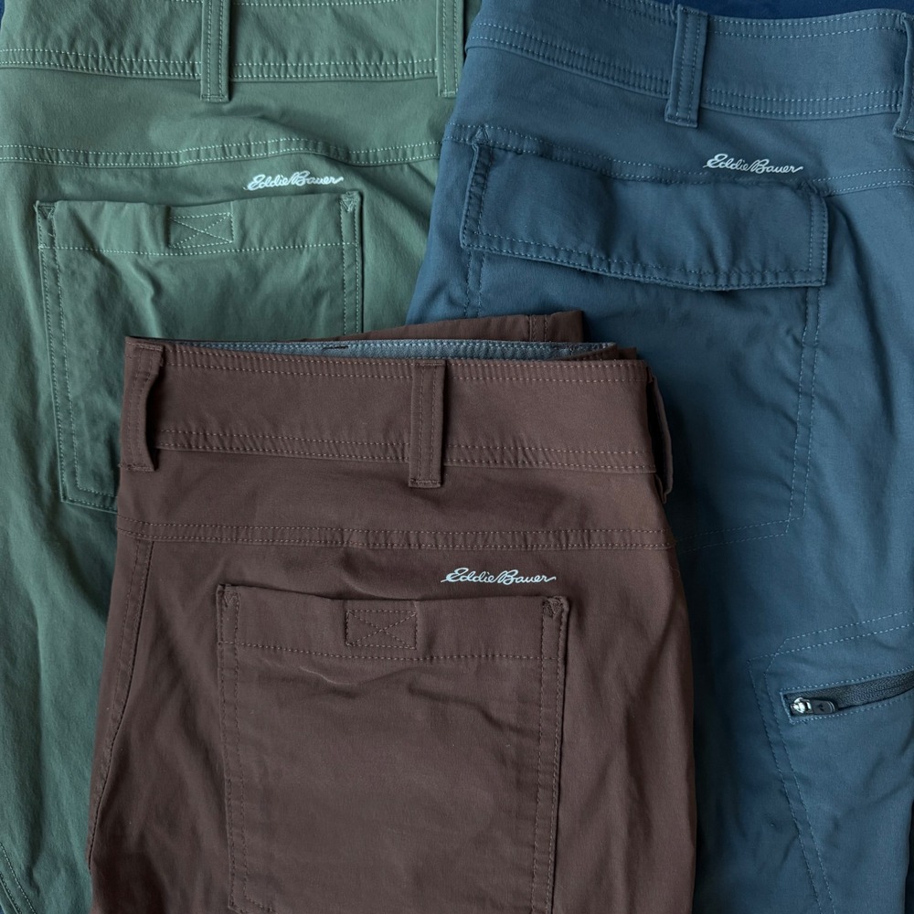 Eddie Bauer First Ascent Guide Pro Pants Mens 40x32 Brown Hiking Outdoor Utility - Picture 11 of 11